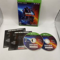 Mass Effect Legendary Edition Microsoft Xbox One/Series X Complete Insert 2 Disc