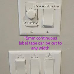 SUPVAN E10 Bluetooth label printer comes with 3 tapes, continuous waterproof labels, multi-functional applications, 35 fonts and 1k+ ICONS, ink-free l