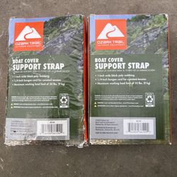 Ozark Trail support cover boat straps