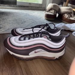 Pink & Brown Air Forces (size 7 Women) 