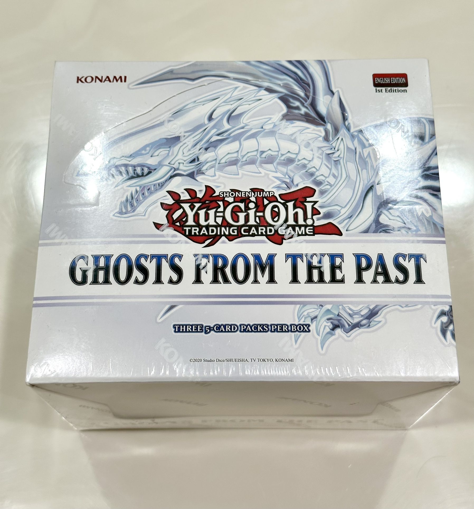 Yugioh Ghosts from the Past 1st Edition Box Display ( 5 Boxes ) Sealed Konami