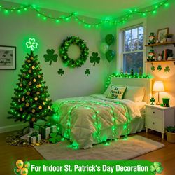 Jmexsuss 500 LED Green String Lights – 173FT, 8 Modes