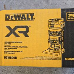 Dewalt 20v Router Brushless XR With Variable Speed Brand New Tool Only 