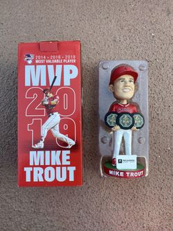 Mike Trout 3x MVP Bobblehead 4/2/2021 IN HAND