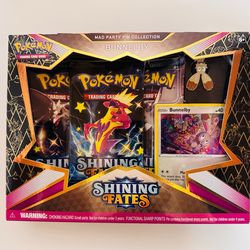 Pokemon Shining Fates Mad Party Pin Collection Box Sealed New Bunnelby
