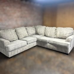 Free Delivery 2pc Ashley gray sectional sofa couch