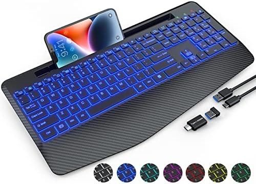 Hamile Wireless Keyboard 8 Backlights Effects $30