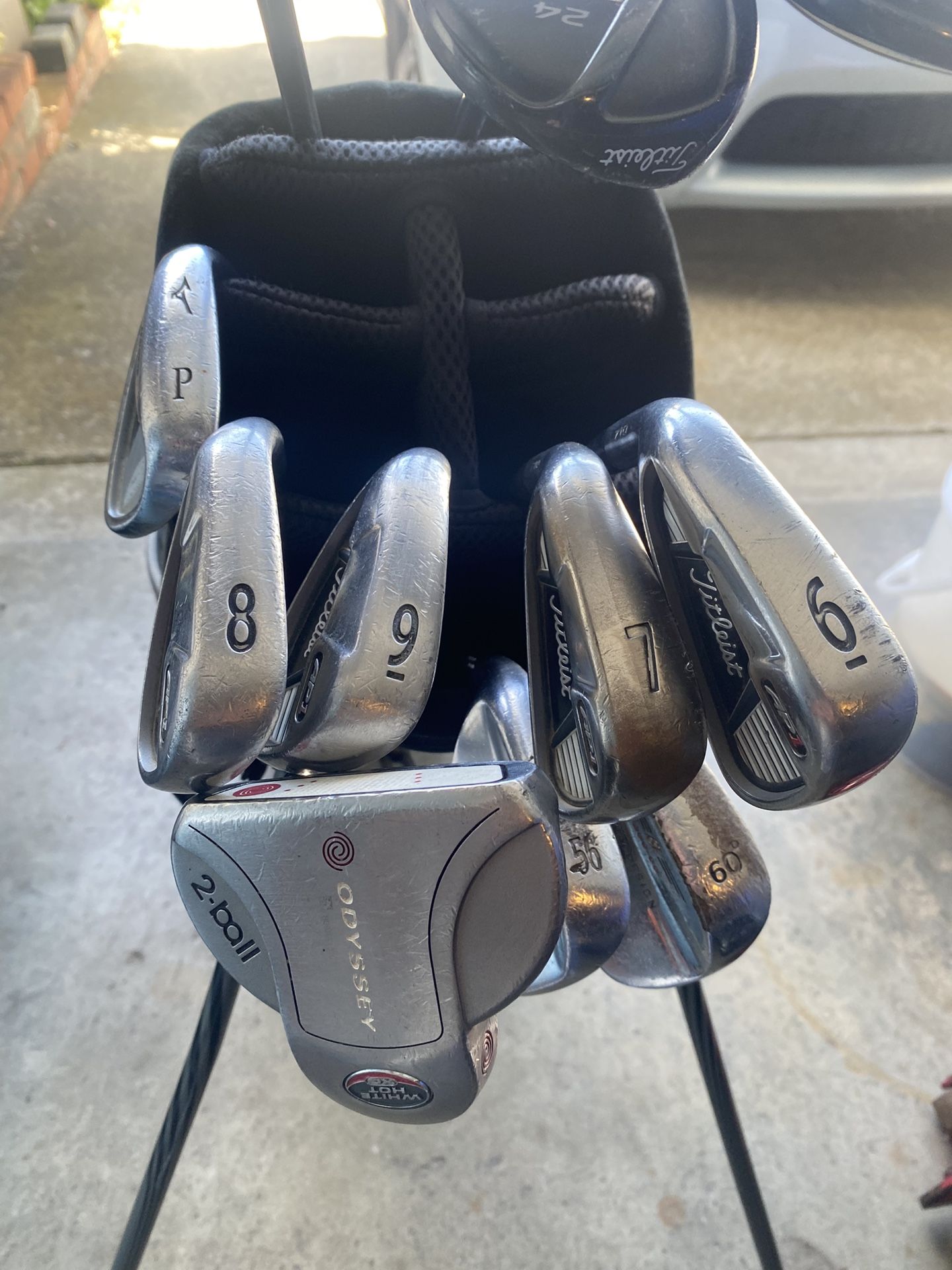 Left Handed Golf Set without a Driver 