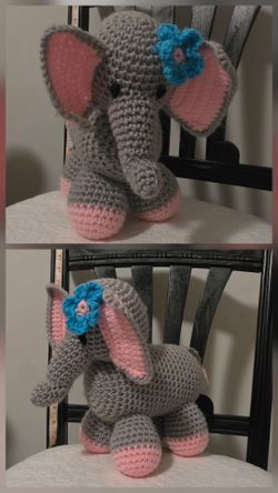 Crocheted Elephant Plush