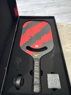 Warping Point Ascent Power Pickleball Paddle Carbon Fiber w/Aero Throat 16mm NIB