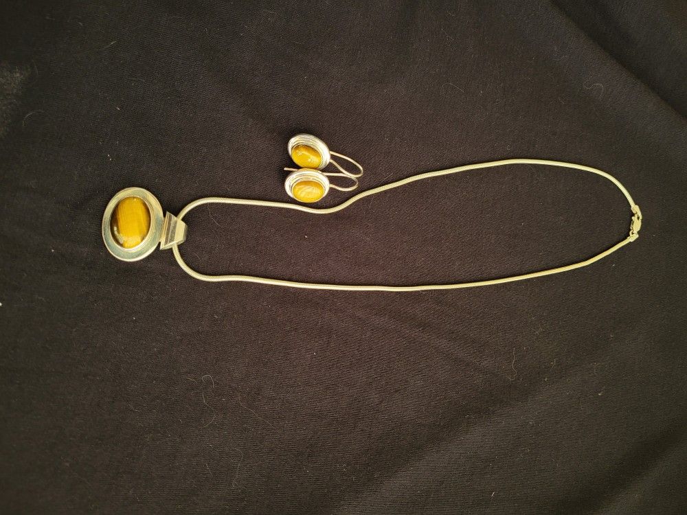 925 Tiger Eye Set