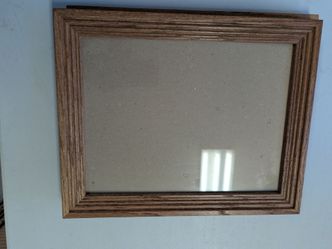 Wood Grain Picture Frame with Glass