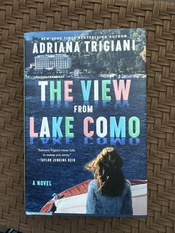 The View from Lake Como by Adriana Trigiani (2025, Hardcover). Like new
