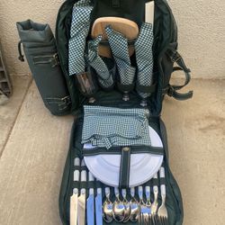 Picnic Backpack Wine 🍷 Holder Hollywood Bowl Special / Never Used