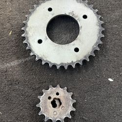 Honda grom oem stock front and rear sprockets