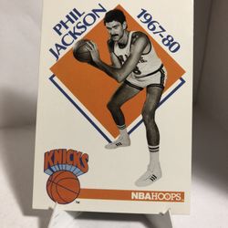 1990 NBA Hoops Phil Jackson New York Knicks Card #348