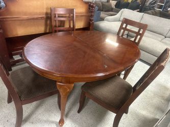 Table and chairs