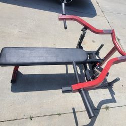 Very nice weight bench and Olympic weight plates sold separately