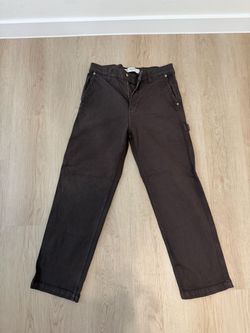 baggy brown jeans