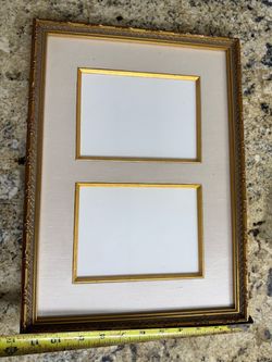 Gold Ornate Double Opening Picture Frame