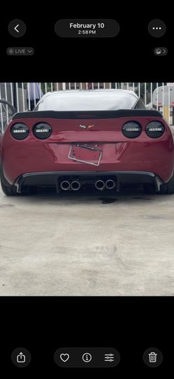 C6 tailights onyx