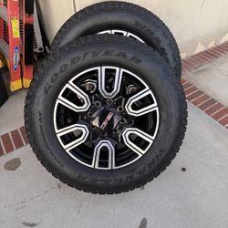 GMC 2500 AT4 Rims And Tires (set Of 4)