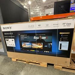 77 “ Sony smart 4K OLED HDR 120HZ BRAVIA 8 TV 