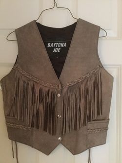 Leather vest