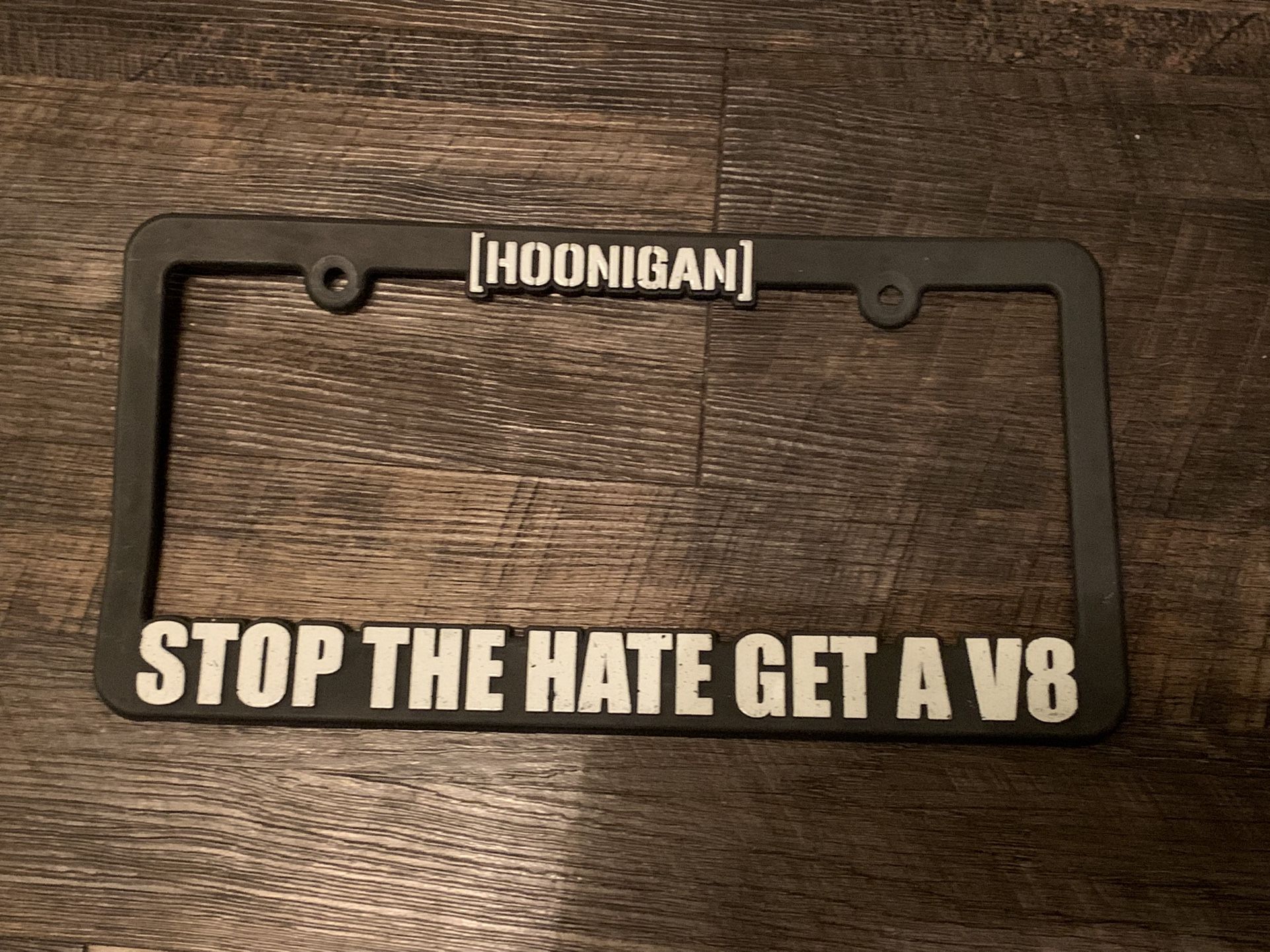 Hoonigan License Plate Frame