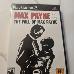 Max Payne 2: The Fall of Max Payne (PlayStation 2, 2000, Black Label) CIB