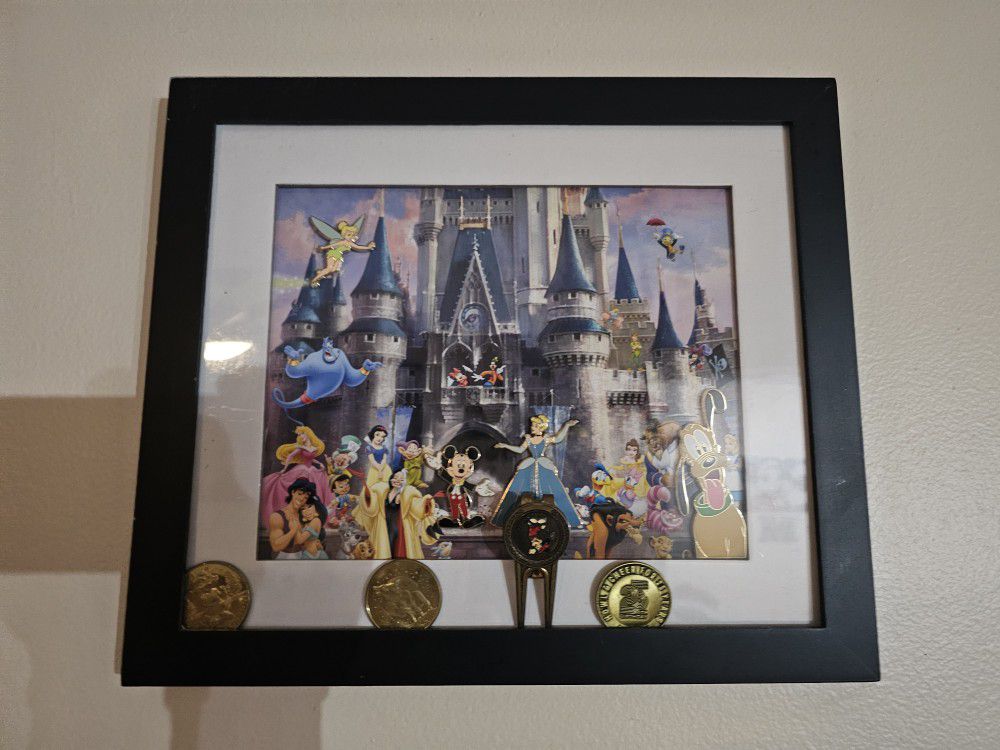 Disney Frames With Pins.