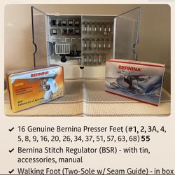  Bernina Presser Foot Collection (Like New)