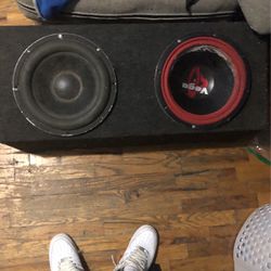 2 12” Subwoofers