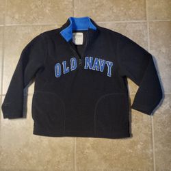 Old Navy Kid Quarter Zip Fleece Pullover S(6/7)