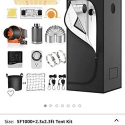 Spider Farmer EVO Grow Tent Kit Complete 28"x28"x63" SF-1000