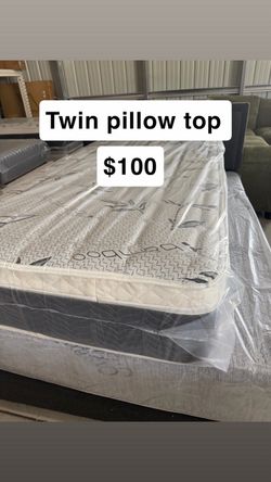 Twin pillow top mattress