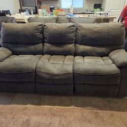 Grey Couches/ Recliners