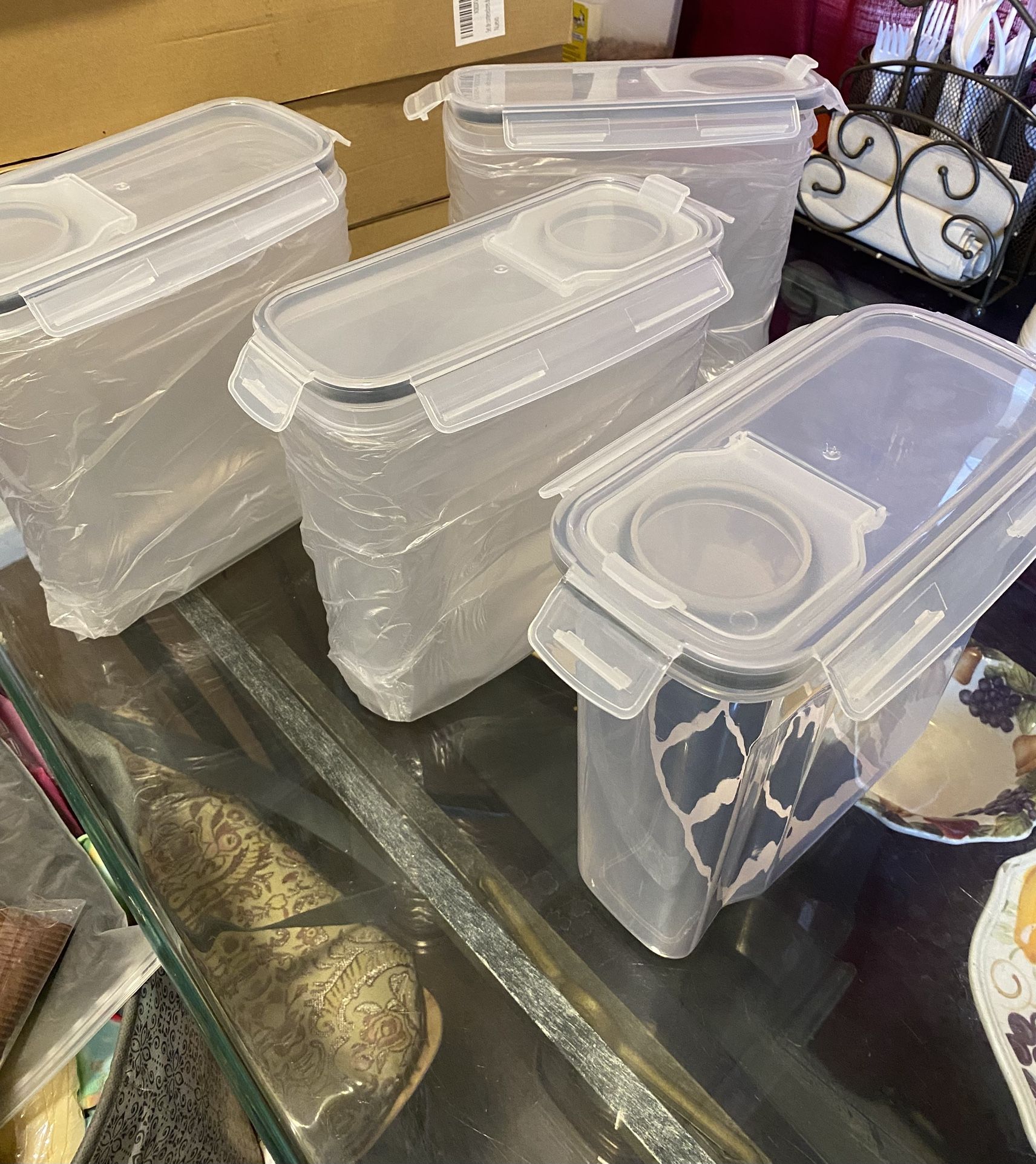 Kitchen Cereal Containers, Food Storage Containers, Pantry Organization And Storage