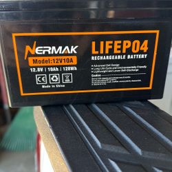 Nermak 12 V 10AH Rechargeable Battery 