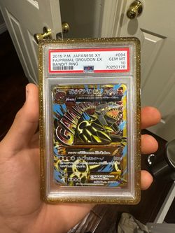 Pokemon xy Primal Groundon ex secret gold  bandit ring unlimited
