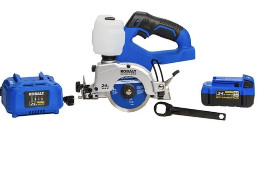 Wet Skill Saw 24v Battery And Blades