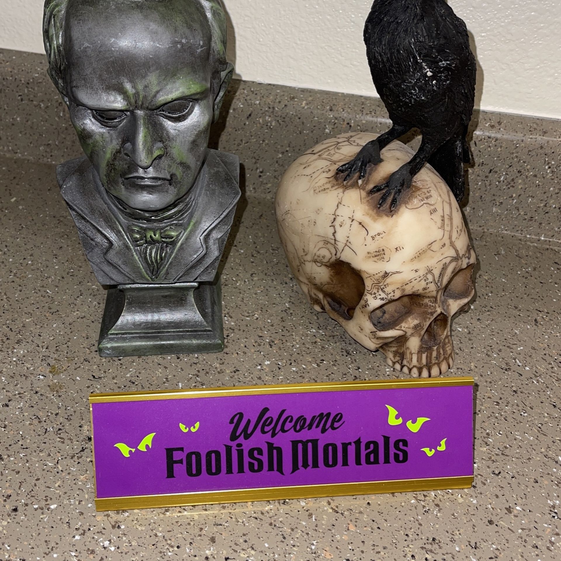 Halloween Decorations Skull Statue Disney And More