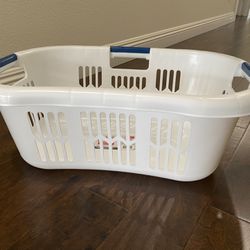 Rubbermaid large laundry basket. 25.9” x18” x 9.5“