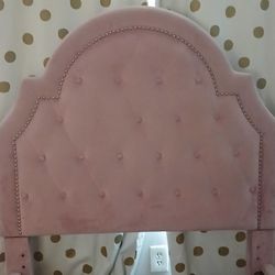 Pink Velvet Princess Bed Frame