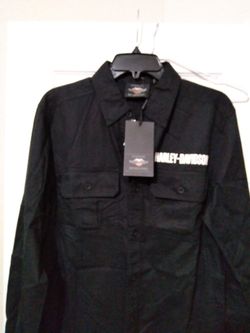 HARLEY DAVIDSON LONG SLEEVED MENS BUTTON DOWN