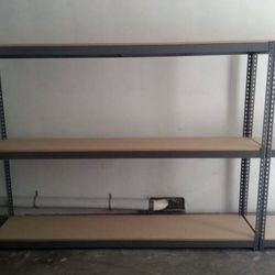 Warehouse Shelving 96 in W x 18 in D Industrial Boltless Garage Storage Racks New Commercial Steel Shelves Delivery & Assembly Available