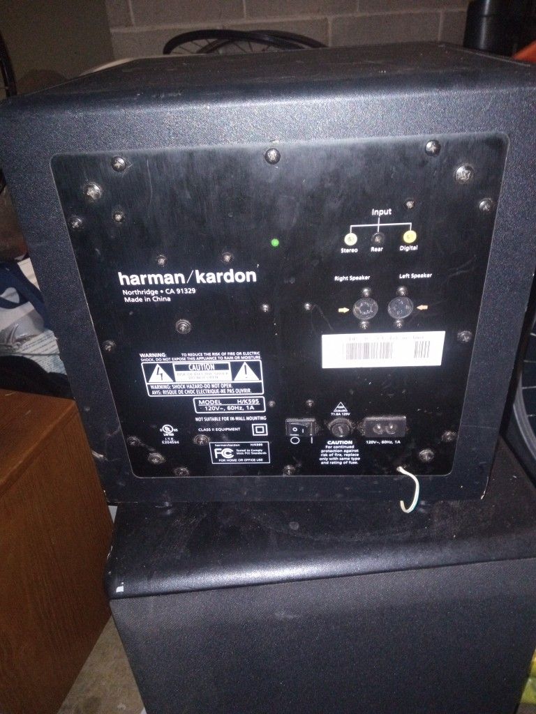 Harmon Kardon Powered Subwoofer 