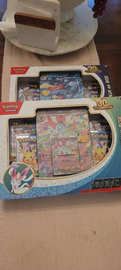 Pokémon 30th Celeb Grenink & Sylveon ex Box Set O.b.o