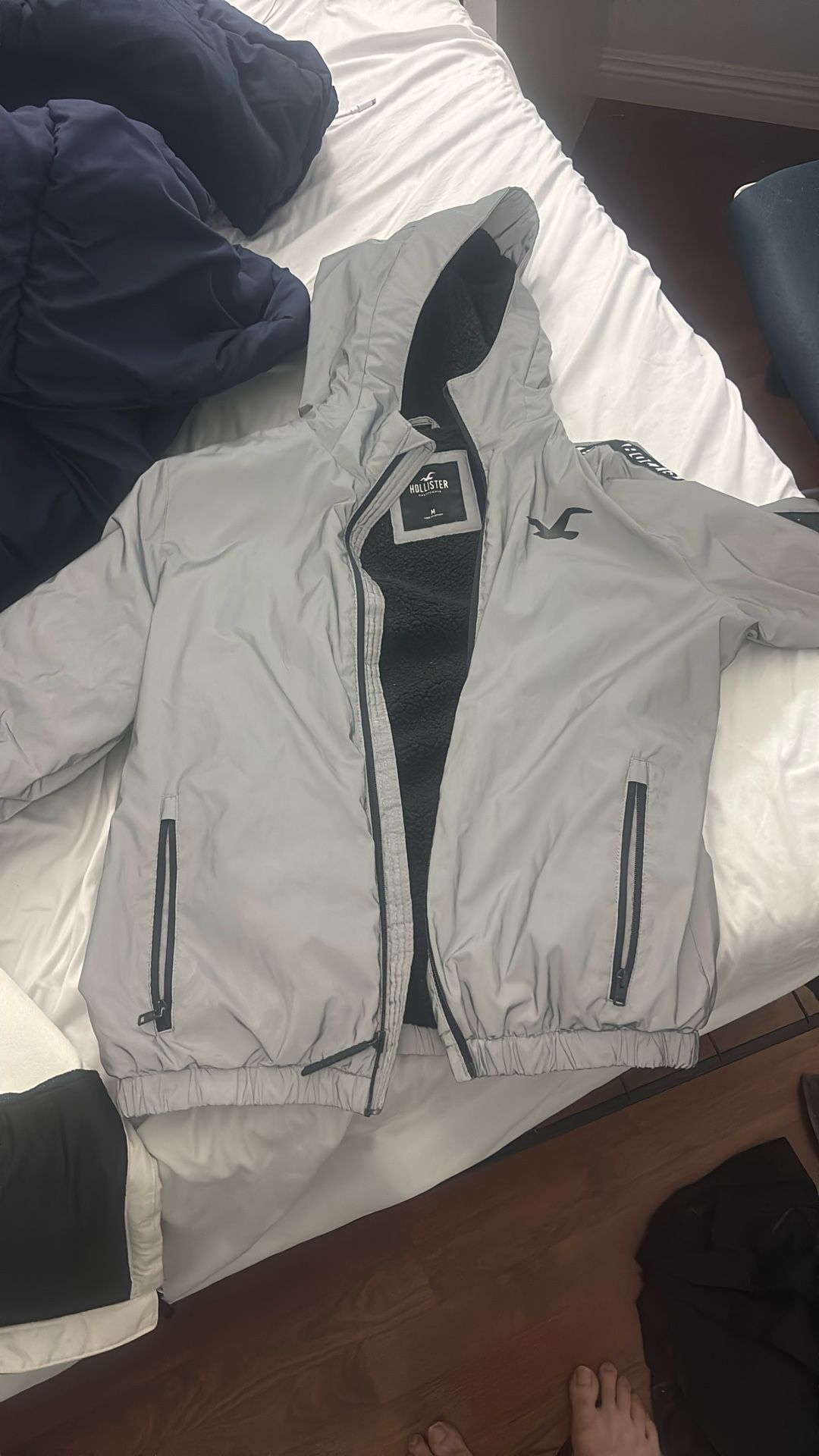 Hollister Reflective Rain Jacket