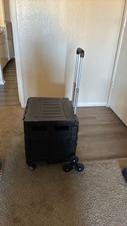 Small Black Utility Cart – Good Condition